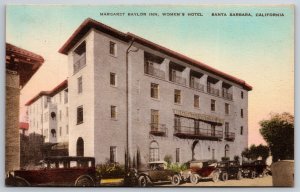 Margaret Baylor Inn Santa Barbara CA UNP Hand Colored Albertype Postcard C16