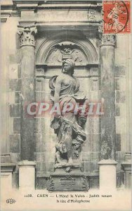 Old Postcard Caen Hotel Valois