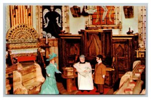 Vintage 1960's Postcard Miniature World Empress Hotel Victoria BC Canada Church