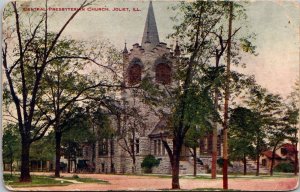 Illinois Joliet Central Presbyterian Church 1908