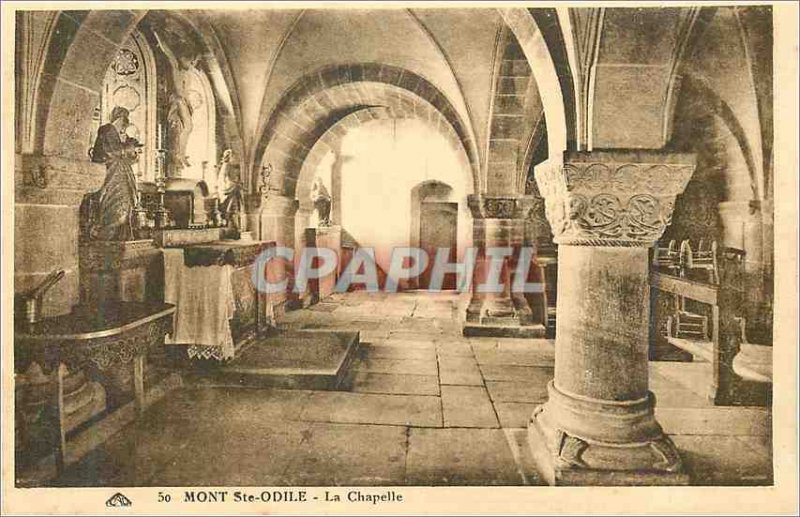 Old Postcard Mont Sainte Odile La Chapelle