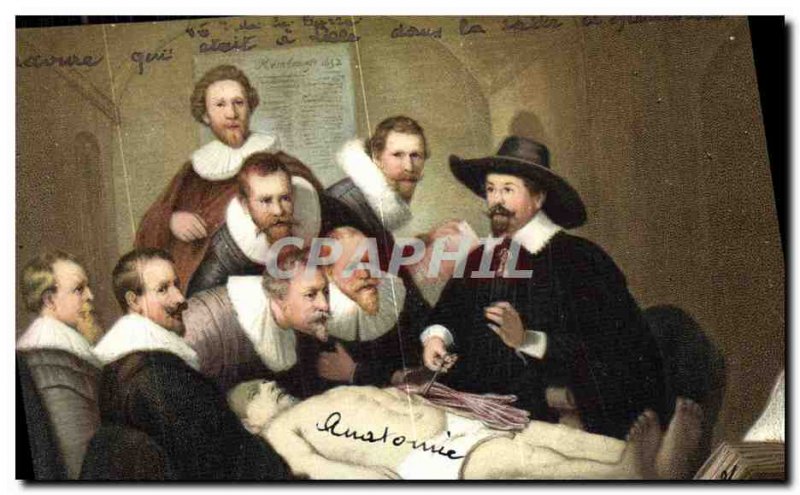 Old Postcard Rijksmuseum Amsterdam Rembrandt van Rijn