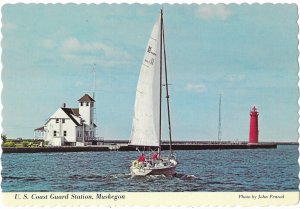 US Coast Guard Station Muskegon Michigan 4 by 6