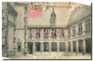 Old Postcard Bourges Palais Jacques Coeur Les Arcades