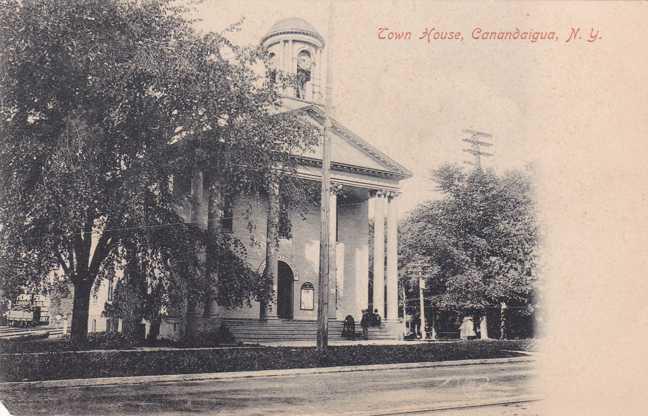 The Town House aka Town Hall - Canandaigua NY, New York - pm 1908 - DB