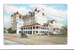 LP81 Miami, Florida, FL, Postcard, Halcyon Hall.