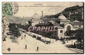 La Bourboule Old Postcard Boulevard of & # City 39hotel