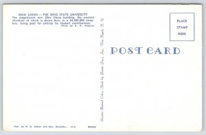 Columbus~Ohio State University~Student Union Building~Yellow Fire Hydrant~1960s