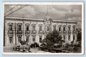 Mexico Postcard Government Palace c1920's Posted Antique RPPC Photo