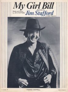 My Girl Jim Stafford 1960s Sheet Music