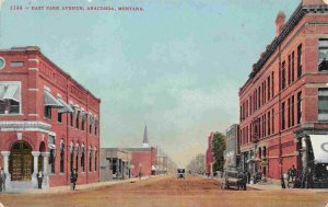 East Park Avenue Anaconda Montana 1910c postcard