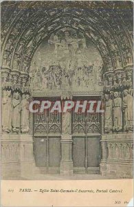 Old Postcard Paris Church Saint Germain Auxerrois the central portal