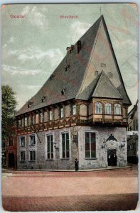 1906 Goslar, Germany Hotel Brusttuch Litho Photo Lederbogen Halberstadt Inn A191