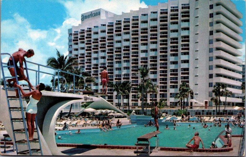 USA Bahama Shores Hotel St Petersburg Florida Chrome Postcard C006