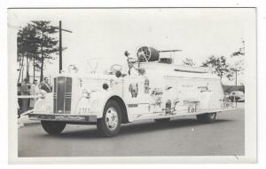 RPPC, Vintage Ward La France Fire Truck, Wanamassa Fire Co., Wanamassa, NJ