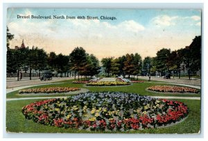 1915 Drexel Boulevard North From 46th Street Chicago Illinois IL Postcard