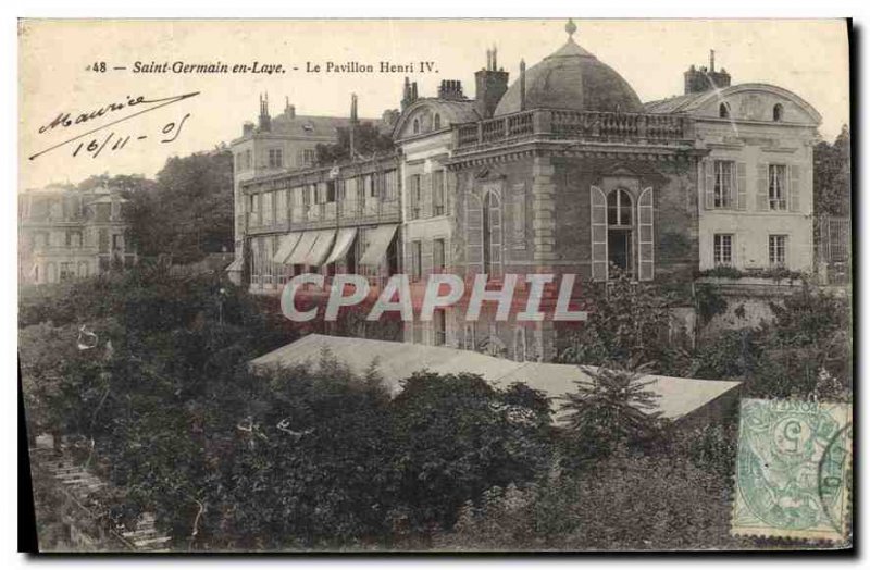 Old Postcard Saint Germain en Laye Pavillon Henri IV