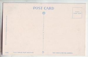 P9011 old linen card many sportfishing boats million dollar pier miami beach fl