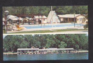 BRANSON MISSOURI BLUE HAVEN RESORT SWIMMING POOL VINTAGE ADVERTISING POSTCARD