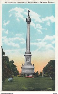 QUEENSTOWN HEIGHTS, Ontario, Canada, 1910-20s; Brock's Monument