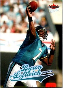 2004 Fleer Football Card Byron Leftwick Jacksonville Jaguars sk9322