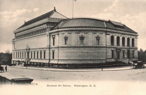 Corcoran Art Gallery Washington DC Street View Vintage Postcard c1900