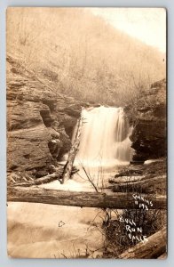 RPPC   Williamsport   Pennsylvania  Bull Run Falls   Postcard