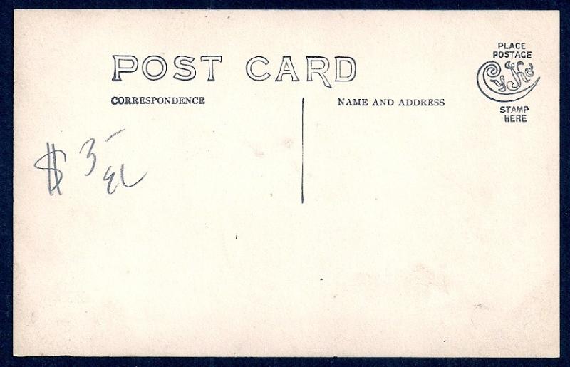 Barn w/Silo under Construction RPPC unused c1910