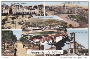 BONE, Algeria, La Place D´armes, La Place De la Gare, La Cathedrale, Le Stad...