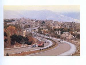 193003 IRAN TEHRAN Mohammad Baqer-e-Sadr highway old postcard