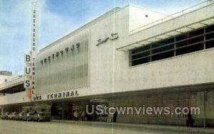 Greyhound Bus Terminal in Detroit, Michigan