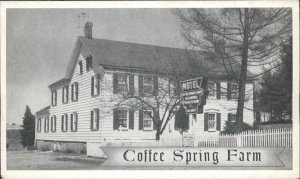 Somerset PA Pennsylvania Coffee Spring Farm c1920 Postcard