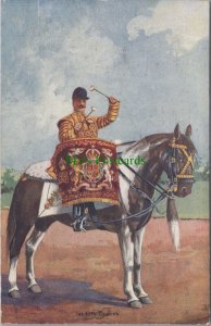 Military Postcard - Regiments, 1st Life Guards, Drummer and His Horse RS36095