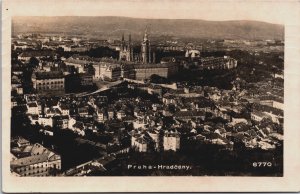 Czech Republic Praha Prague Hradčany Vintage RPPC C203