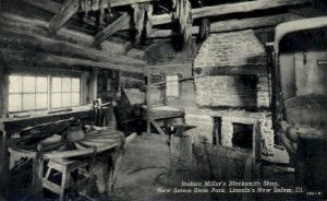 Joshua Millers Blacksmith Shop - New Salem, Illinois IL  