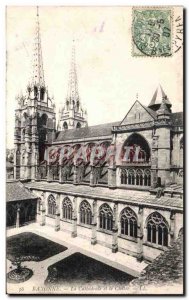 Old Postcard Bayonne La Calbedrale and Cloilre