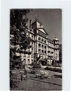 Postcard Grand Hotel Beaurivage Interlaken Switzerland