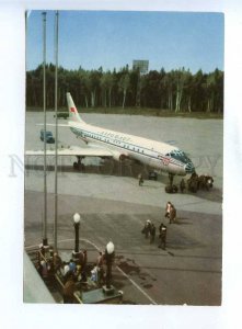 200799 RUSSIA plane TU-104 passanger turbojet in airport 