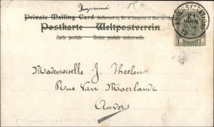 Nordd Norddeutscher Lloyd Bremen Steamships Dampfer Bayern 1902 Postcard