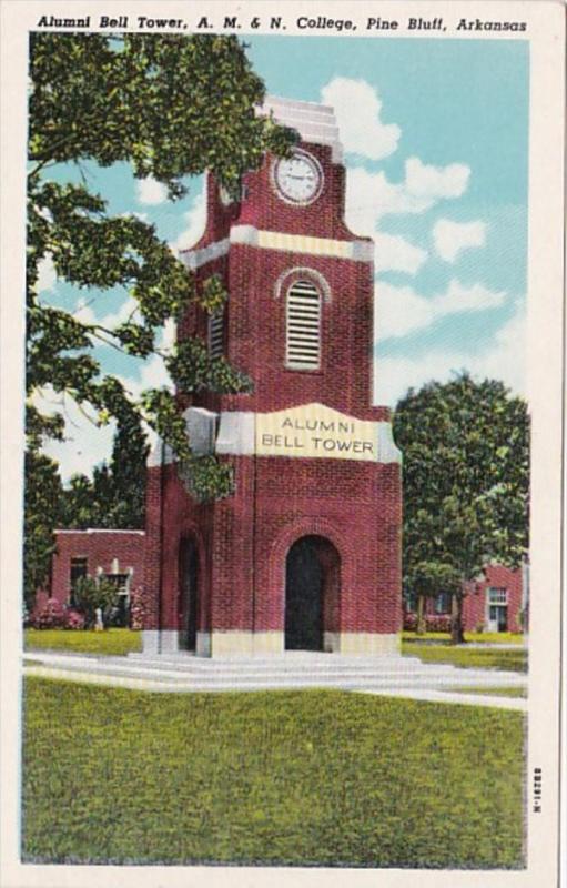 Arkansas Pine Bluff Alumni Bell Tower A M & N College Curteich