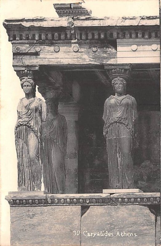 Caryatides Athens Greece, Grece Unused 