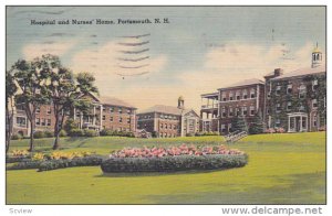 Hospital and Nurses' Home, PORTSMOUNTH, New Hampshire, PU-1945