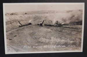 Mint United States USA Postcard RPPC Mine Scene Hibbing Minnesota 2