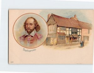 Postcard Shakespeare Stratford upon Avon England