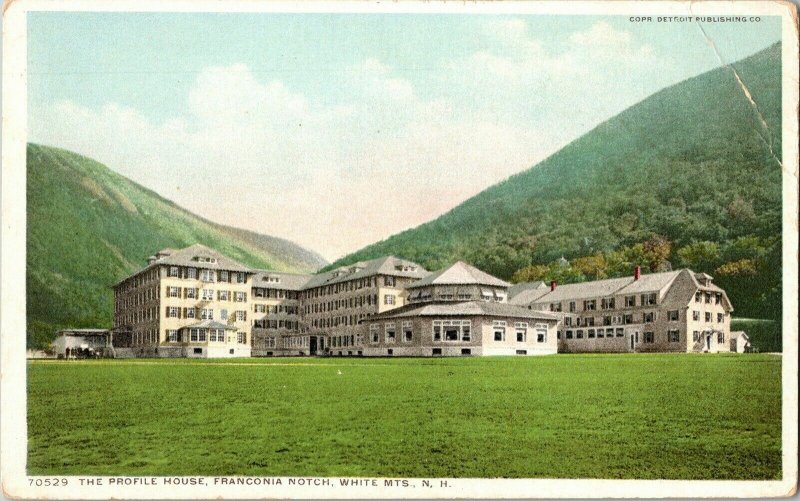 Profile House Franconia NOtch White Mts. N.H. WB Vintage Postcard Vtg 