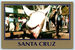 SANTA CRUZ, California CA ~ GREAT WHITE SHARK 4000 lbs. 1989 ~ 4x6 Postcard