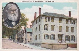 Maine Portland Birthplace Of Longfellow