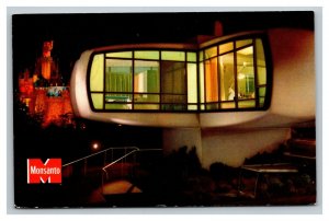 Vintage 1959 Postcard Disneyland Monsanto Home of the Future California