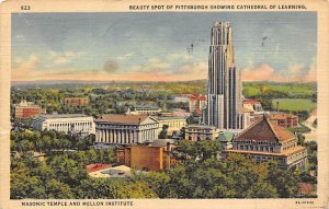 Cathedral of Learning, Masonic Temple, Mellon Institute Pittsburgh, Pennsylva...