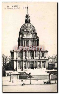 Old Postcard Paris Le Dome des Invalides